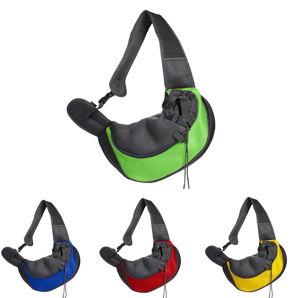 Уличный дорожный рюкзак для собак Сетчатая Сумка на плечо из ткани Оксфорд