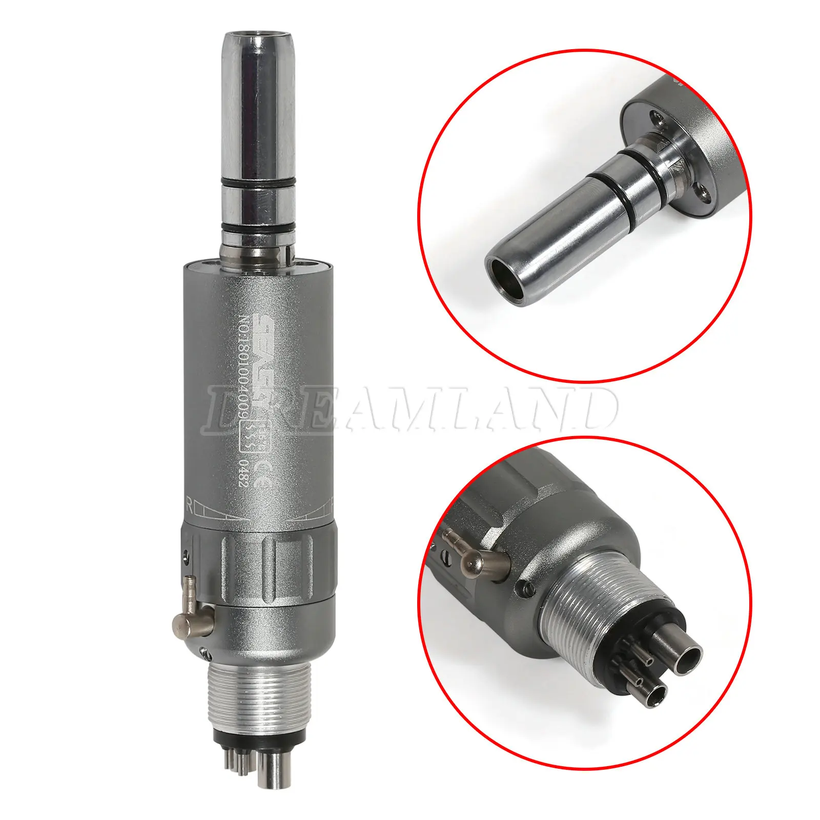 3 Color Dental NSK Style Slow Speed Latch Contra Angle/Straight/Motor Handpiece External / Outer Water Spray