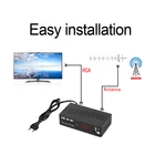 Новый DVB T2DVB-C Цифровой 1080P ТВ тюнер H.265 ТВ приемное устройство Full HD DVBT2 компьютерной приставки к телевизору Wi-Fi приемник с пультом дистанционного управления