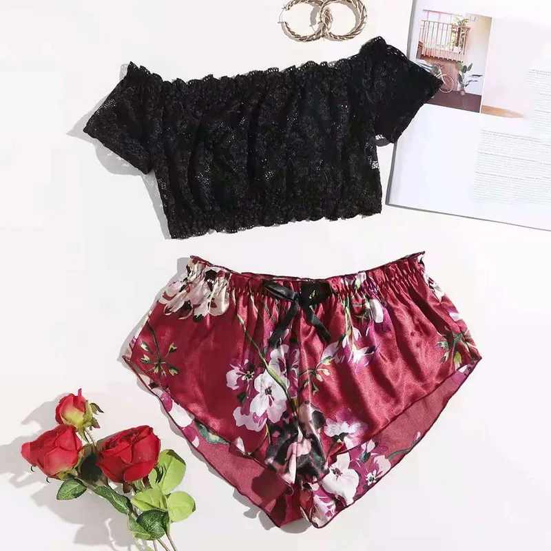 

Sexy Lingerie For Woman Lingerie Corset Lace Free Wire Racy Muslin Sleepwear Underwear Tops+briefs нижнее белье женское