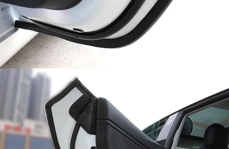 Автомобильный подавление шума полосы LUCKEASY для Tesla модель 3- автомобильный подавление шума полосы 6 шт./компл