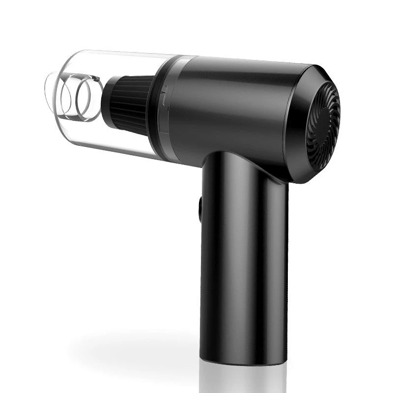 

Home Vacuum Cleaner Wireless High Power Hair Dryer 4500Pa USB Charge with LED Light Black