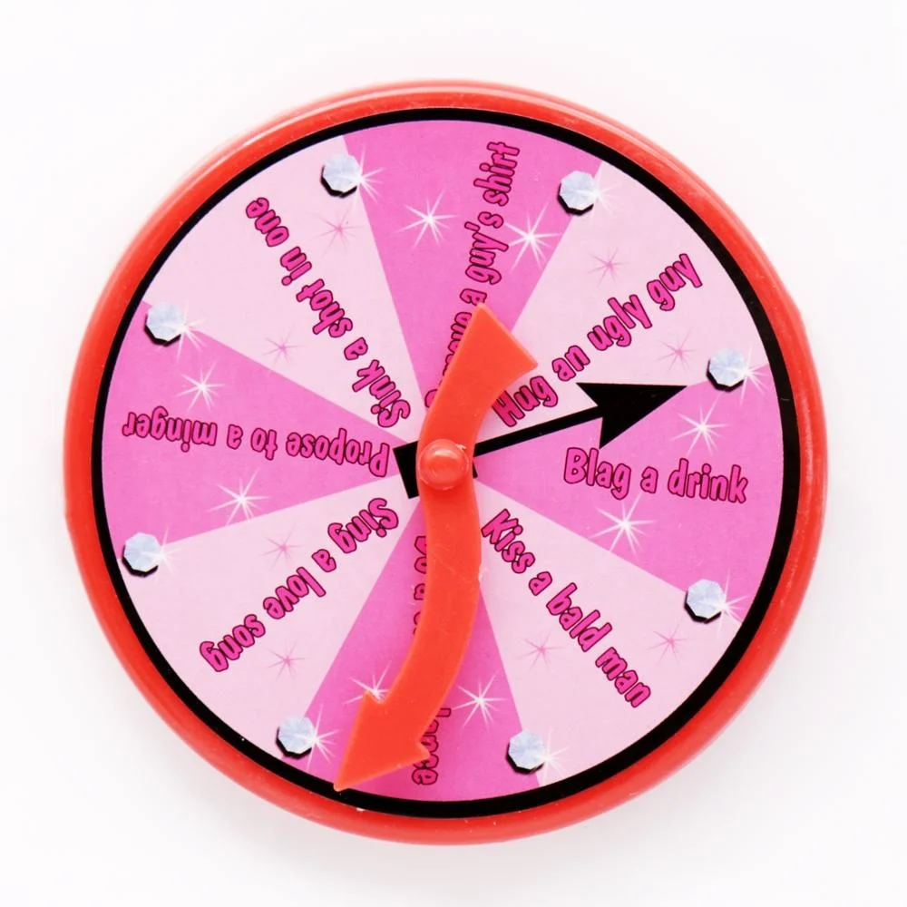 

1 Piece Party Spinning Turntable Toy Truth or Dare Bar Game Wedding Bachelor