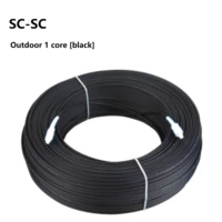 200m 300m optical fiber cable patch cord sc outdoor fiber optic cable 1 core 3 steel single mode jumper