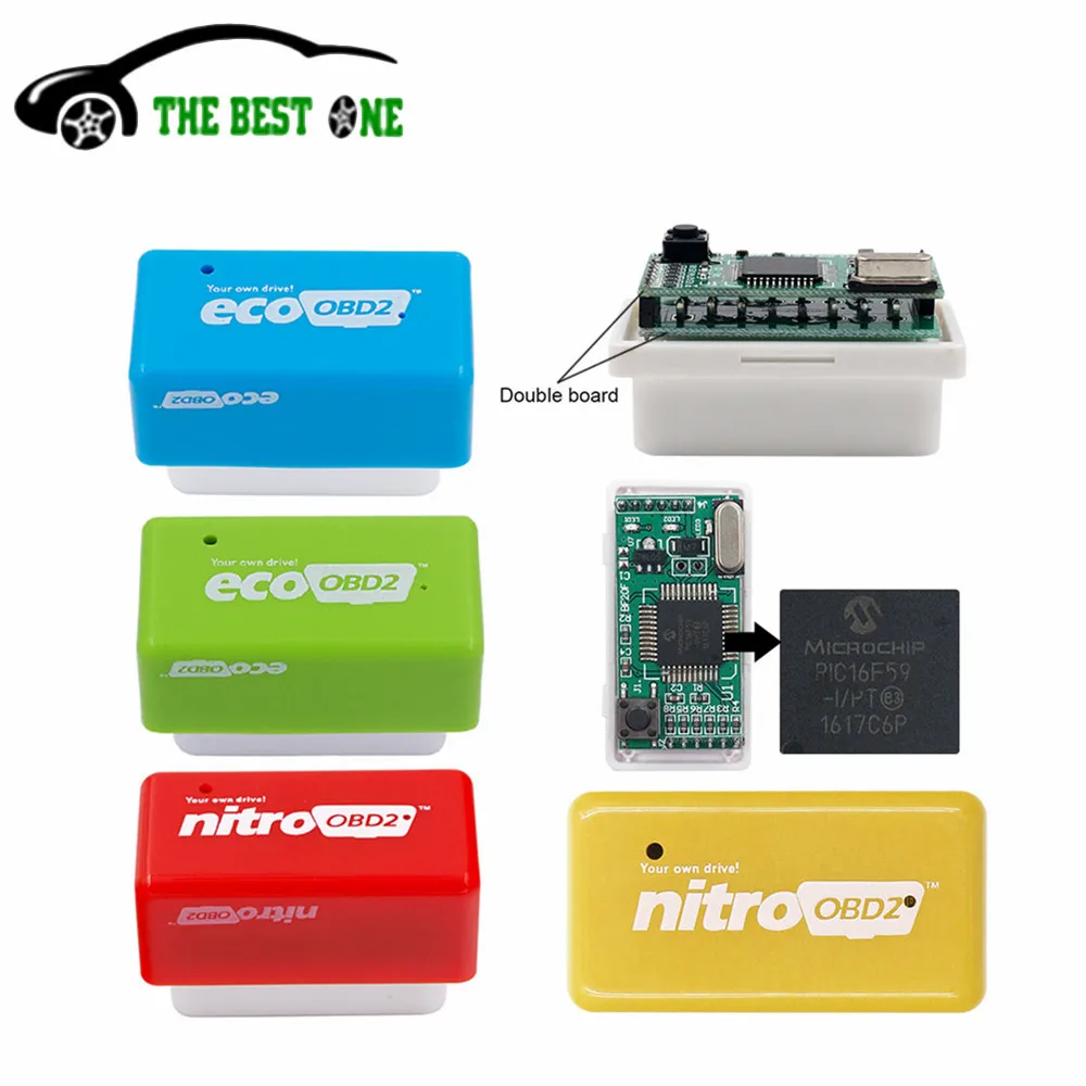 

Full Chips Eco OBD2 Chip Tuning Box Benzine Diesel EcoOBD2 Save Fuel NitroOBD2 More Power Nitro OBD2 Gasoline Free Shipping