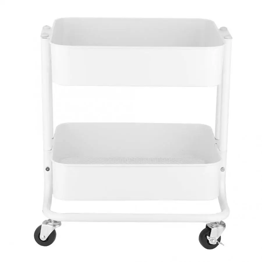 2 ярусная полка тележка Универсальные ролики стеллаж для хранения татуировки