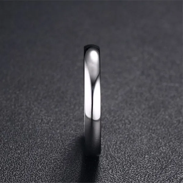 3 мм нержавеющая сталь простой обручальное кольцо для женщин мужчин размер 6-12 |