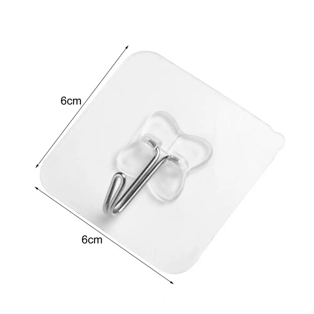 

2Pcs Hook Multi-functional Strong Adhesive Plastic Wall Sticker Bathroom Accessories for Heavy Load Rack Cup Sucker for Kitchen