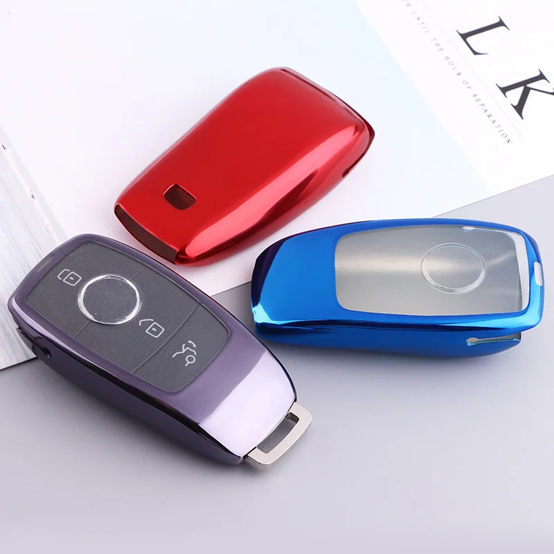 

Новинка ТПУ чехол для автомобильного ключа чехол для Mercedes Benz W202 W210 W211 W204 W212 E Class 2018 брелок держатель аксессуары для брелоков