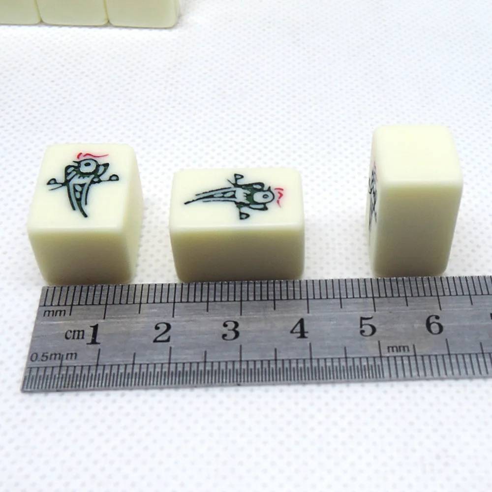 144 Плитки маджонг комплект 20 мм Забавный в традиционном китайском стиле