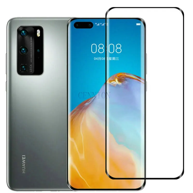 

New 3D curved arc Full glue cover tempered glass film for HuaWei P40 Mate 40 Pro Plus 30 20 P30 P20 Pro 5G Nova 7 Honor 30 Pro+