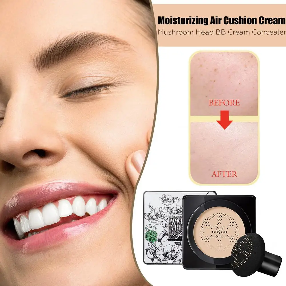 

Beauty cream skin-friendly concealer foundation cushion BB white small mushroom liquid foundation clear
