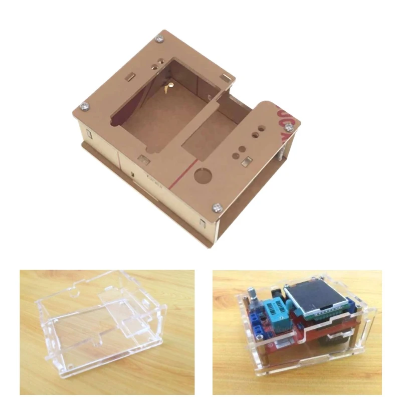 

F2TE Acrylic Case Shell GM328 Transistor Tester TFT Diode LCR ESR Meter PWM Square