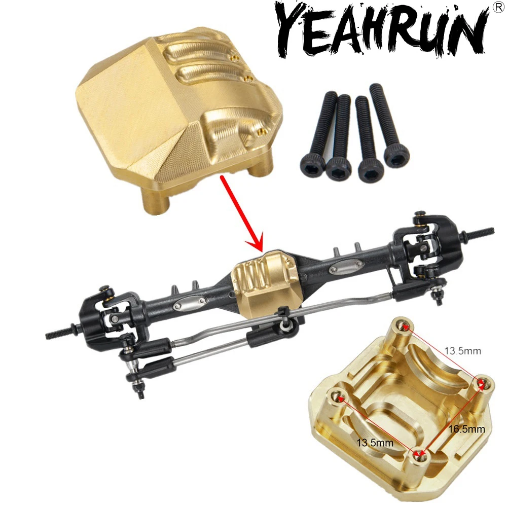 YEAHRUN 2 шт. латунная балансировочная накидка на вес противовес для 1/10 RC автомобиля