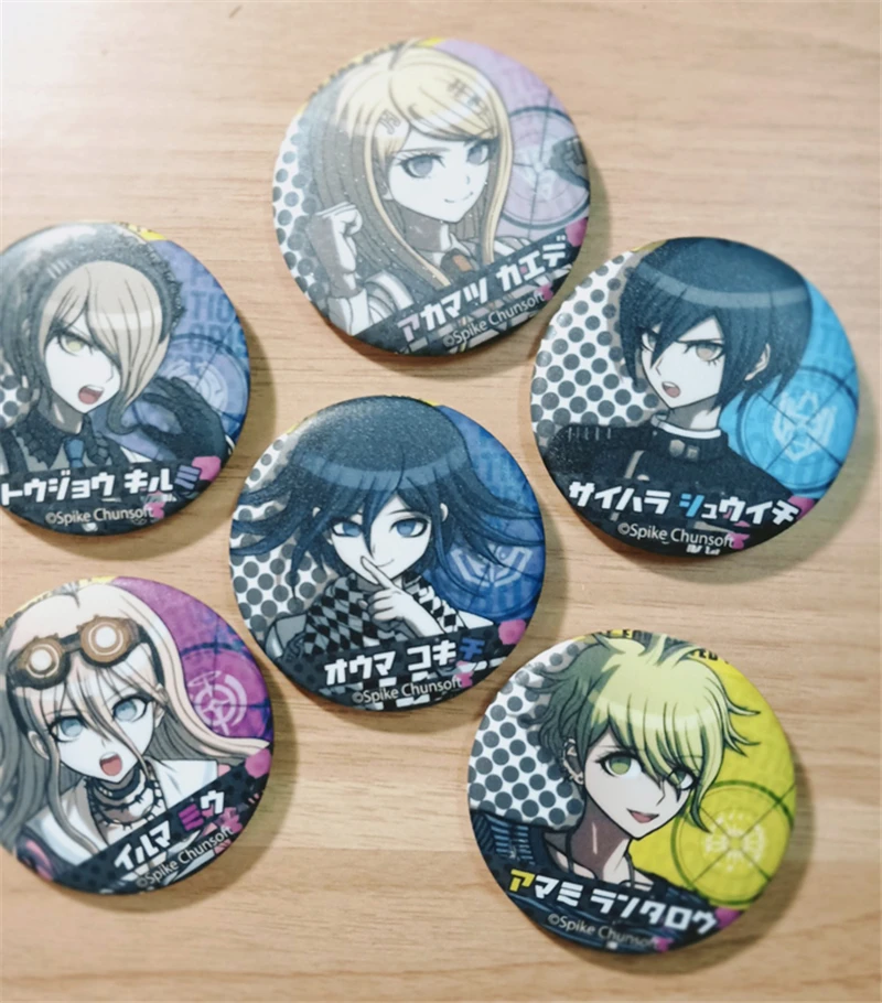 22 шт. аниме Danganronpa: Trigger Happy Havoc Pins значок косплея брошь Коллекционная булавка для
