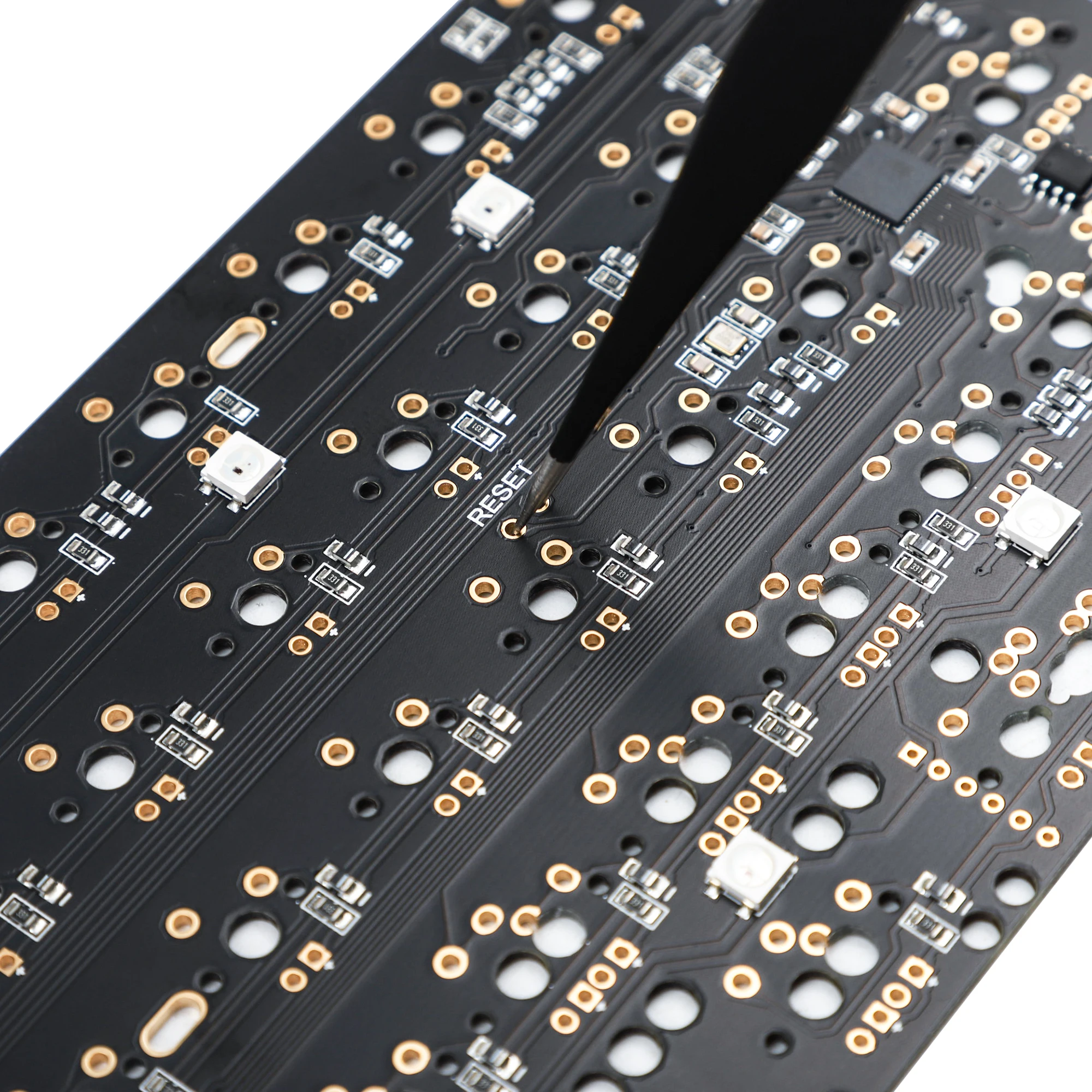 

GH60 64 Minila QMK VIA PCB Fully Programmable For DIY Mechanical Keyboard YD60MQ YD64MQ Poker HHKB Support LED