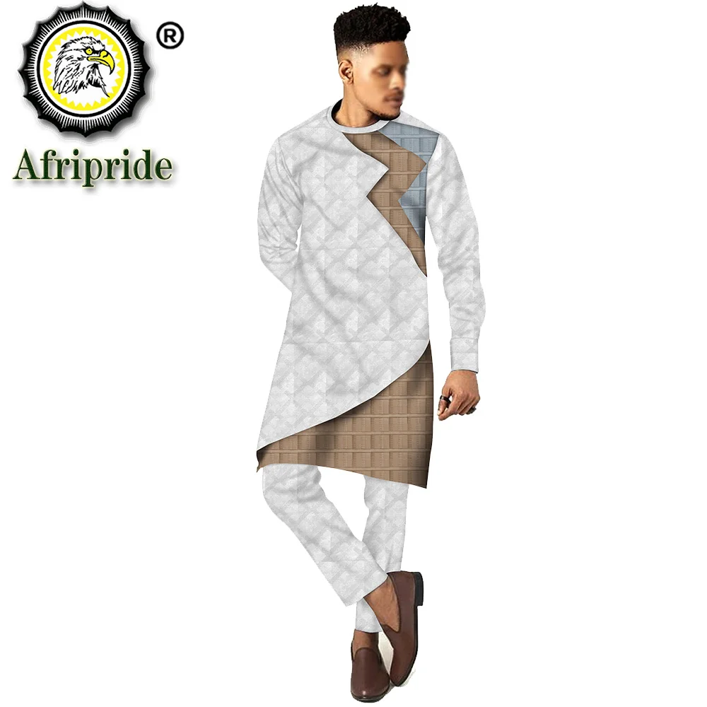 

Одежда с Африканским принтом для женщин, Дашики, длинная куртка, брюки, костюм женский, повседневный наряд Анкары для вечеринки, вечерняя од...