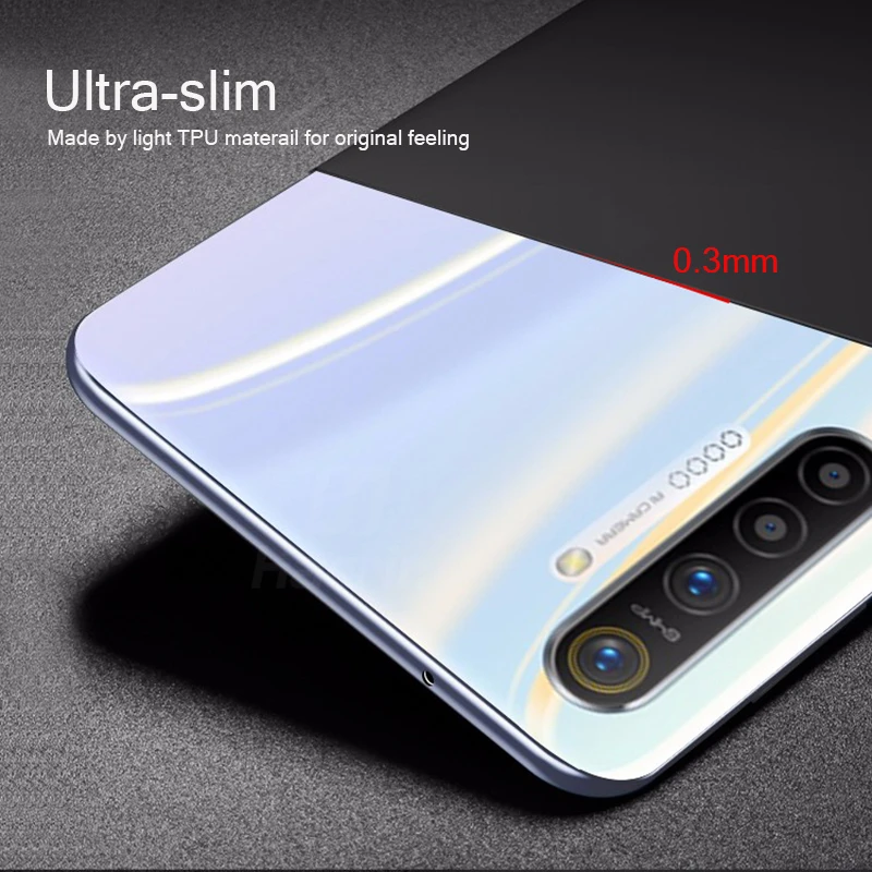 Чехол Hacrin для OPPO Realme X2 чехол из мягкого ТПУ ультра тонкая матовая задняя крышка XT X
