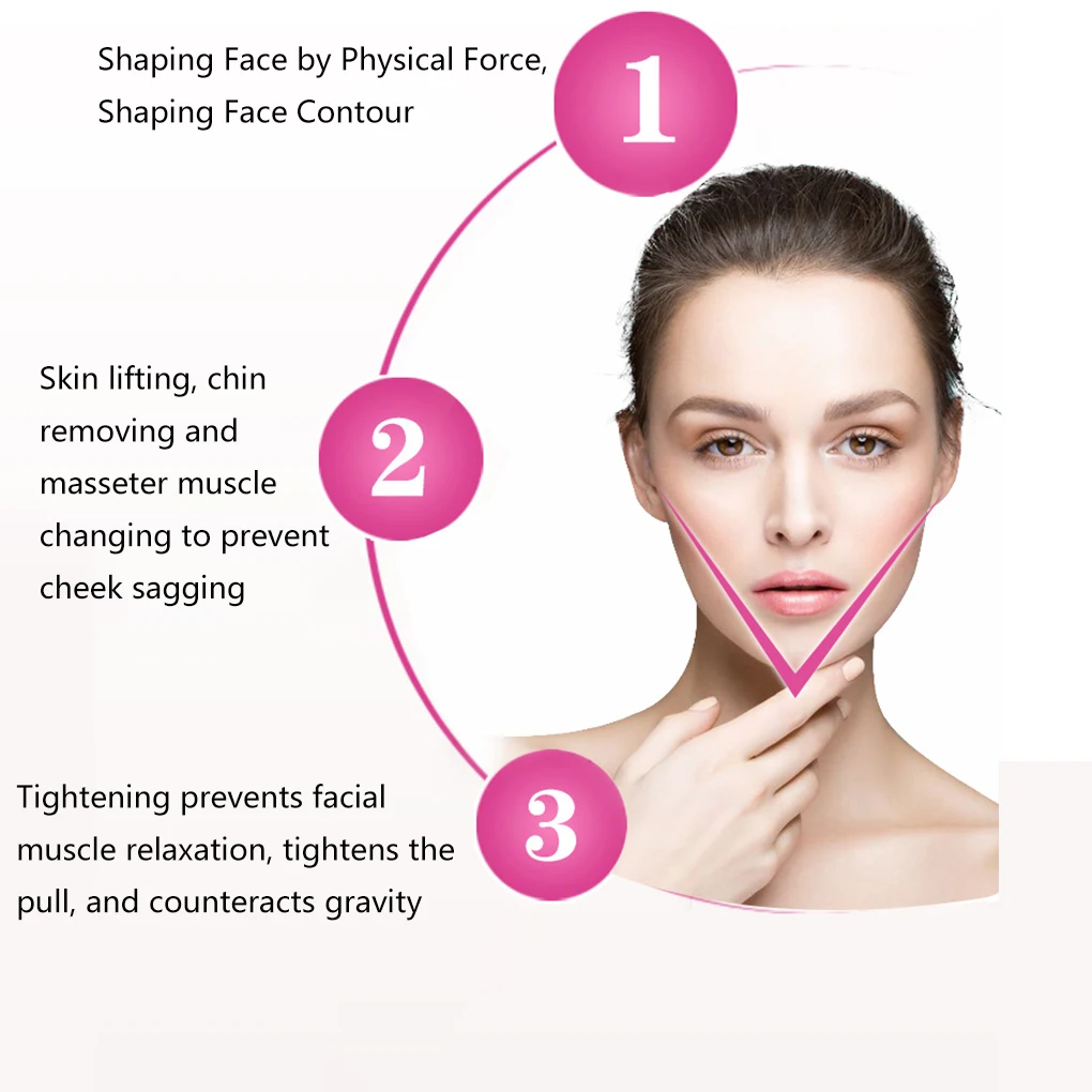 Маска-тренажер для контура лица V-shape Лифтинг Маска и шеи подтяжка кожи уход за