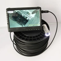 long cable 1080p 7inch underwater submarine sewerdeep well borehole inspection camera dvr kits