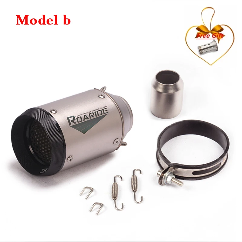 

Универсальная выхлопная труба мотоцикла 51 мм для Z900 MT09 CBR1000RR S1000RR R1 GSXR ATV, модифицированный глушитель из кабонового волокна DB Killer