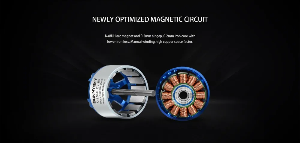 1 шт. SunnySky X4120III 485KV/550KV высокой эффективности безщеточный мотор для 3D трюковый Дрон