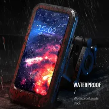 Waterproof Motorcycle Phone Holder Adjustable Support Cellphone Bike Moto Bicycle   Mobilephone For Universal Phone