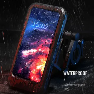 waterproof motorcycle phone holder adjustable support cellphone bike moto bicycle mobilephone for universal phone free global shipping