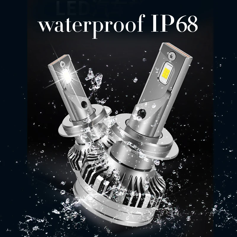 2 светодиодный т. Автомобильные светодиодные лампы H4 H7 H1 H11 9005/HB3 12 В|Передние