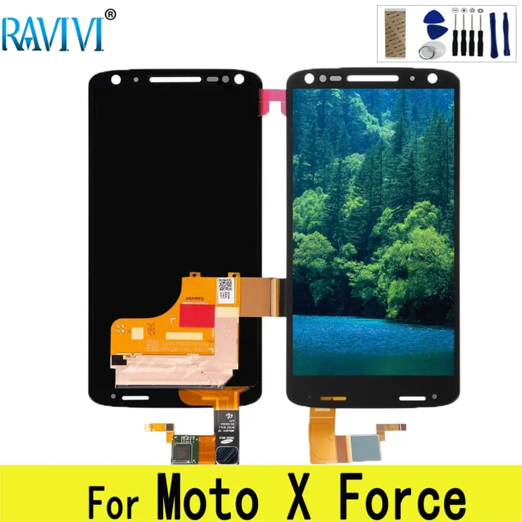 

ЖК-дисплей для Google Motorola Moto X Force XT1580, ЖК-дисплей, экран с дигитайзером в сборе, замена для Motorola X Force