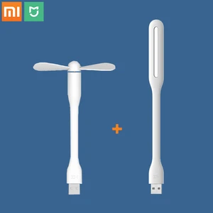 Оригинальный мини-вентилятор XiaoMi Mijia, гибкий портативный USB-вентилятор Youpin ZMI для портативного компьютера, XiaoMi, быстрая доставка
