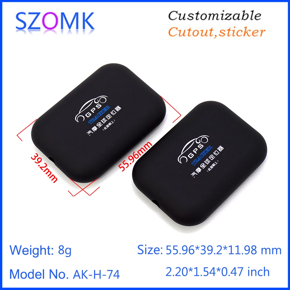 Пластиковый корпус для электроники szomk 56*39*12 мм 1 шт. пластиковый локатора с GPS