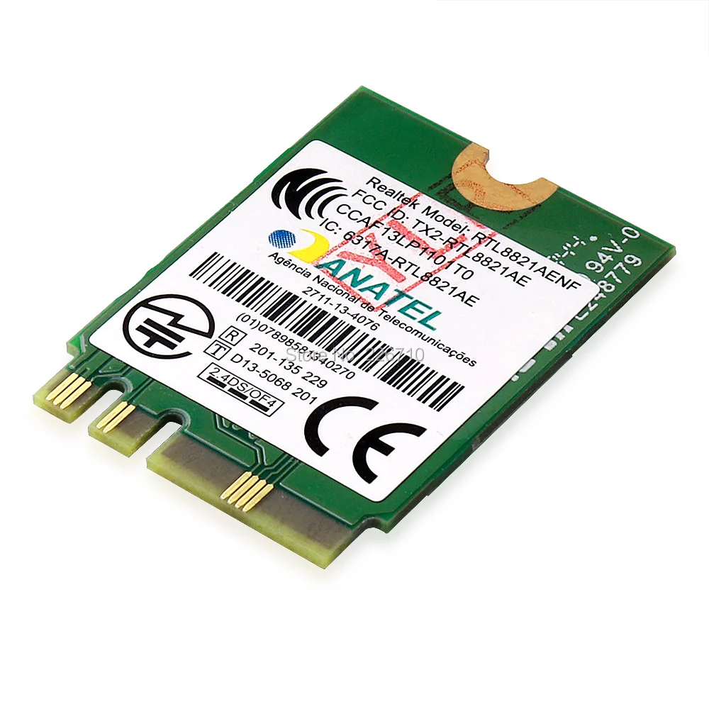 

RTL8821AENF AC+BT4.0 WiFi Card 00JT482 For Le.novo B41-35 G51-35 R720-15IKBN