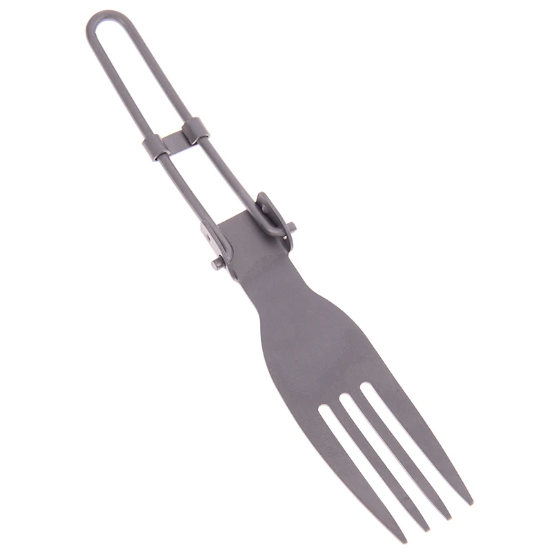 1 шт. портативная складная Титановая Ложка для супа | Спорт и развлечения