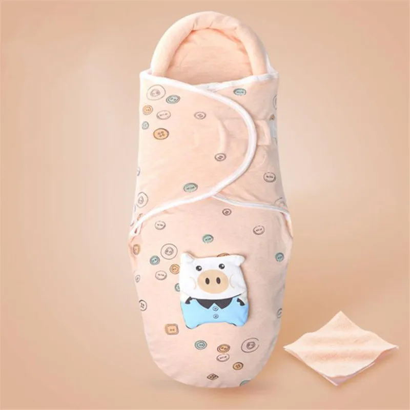 Спальный мешок для новорожденного ребенка хлопок Теплый Пеленальный 60*30 см