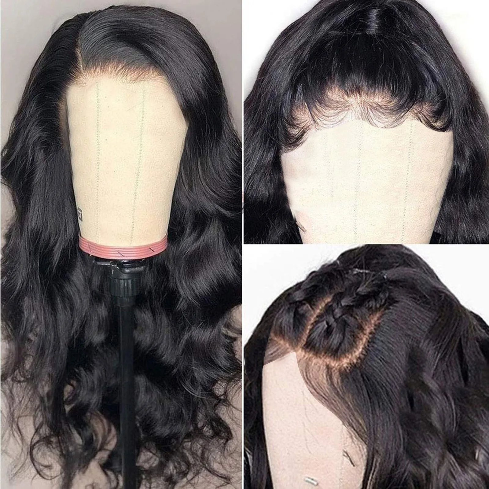 

African Ladies small Curly Hair Sets Wavy Curls Wig Can Be Straightened And Bent