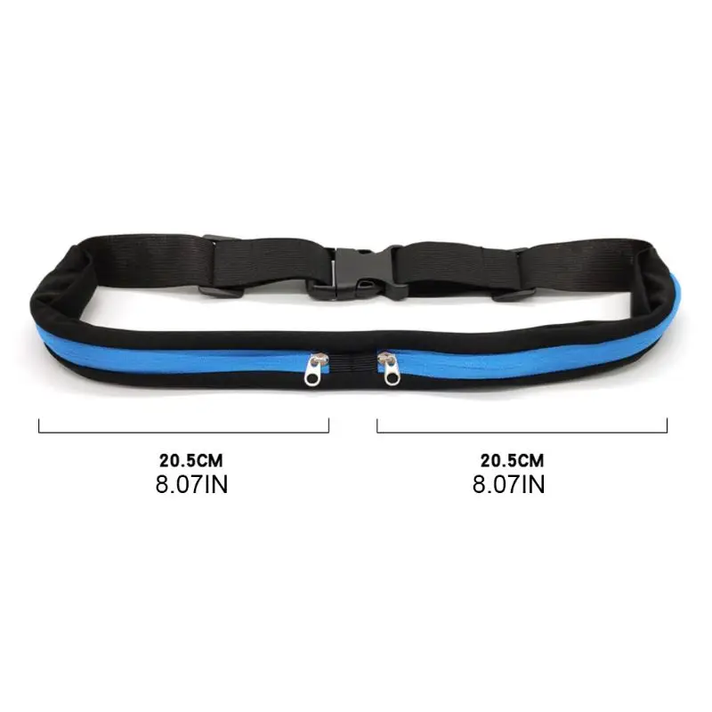 

Ultra-thin Invisible Running Belt Bag Waterproof Waist Fanny Pack Sweatproof Rainproof Mobile Phone Pouch for Hiking Jogging Wal