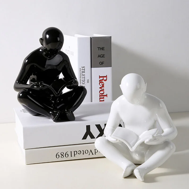 Керамические фигурки ридеры INS Simplecity украшение для дома подставка книг кабинета