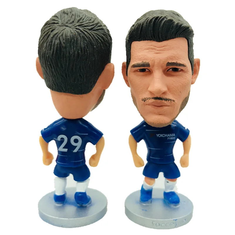 2 55 &quot6 5 см высота Футбол Кукла A. Фигурки Morata синий набор игрушек Рождественские