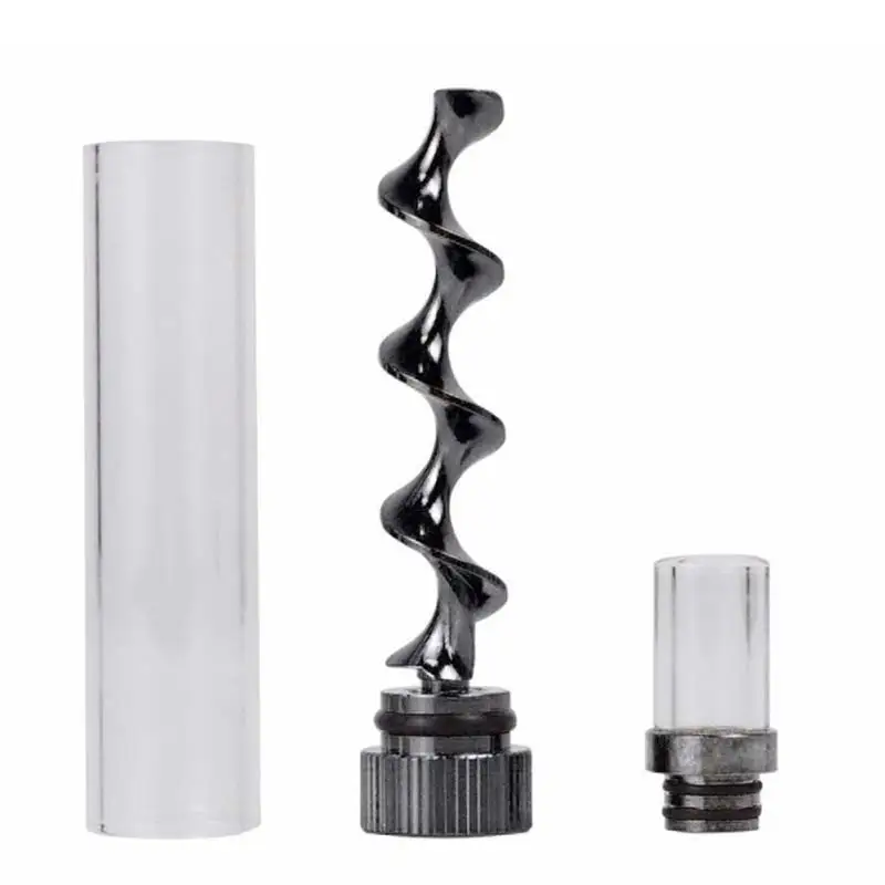 

Portable Metal Smoking PipeSpiral Orbit Pipe New Design Smoking Pipe DIY Tobacco Pipes Mini Twisty Metal Tip Smoking Tool
