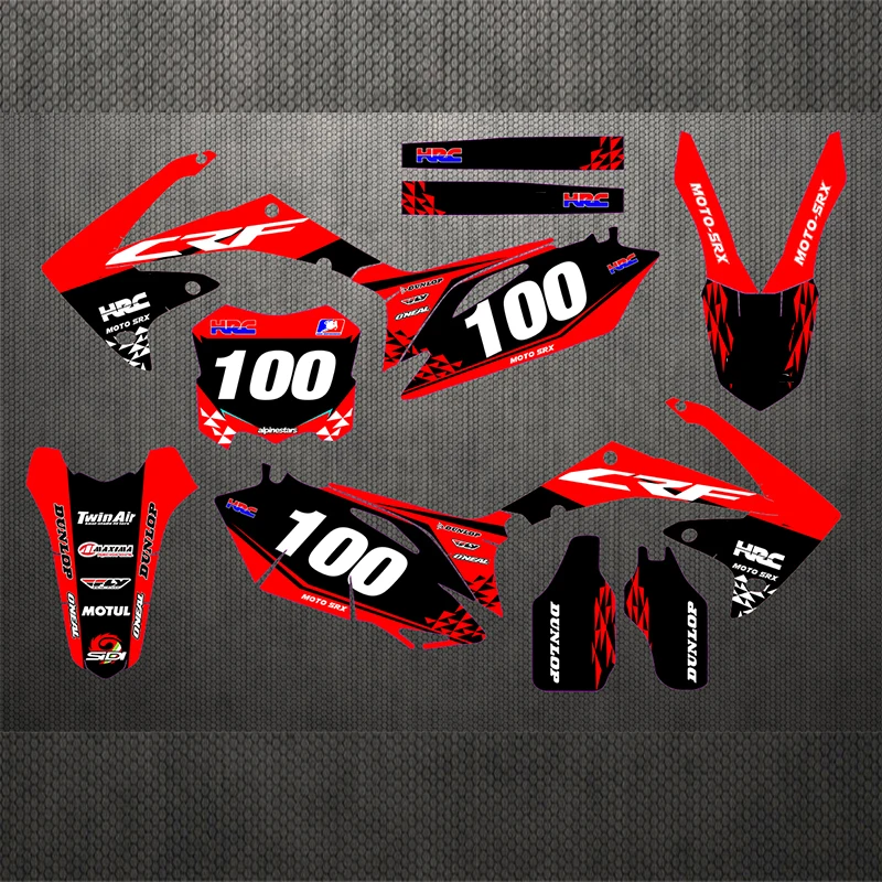 Мотоцикл наклейки на заказ полный инструмент графика фон наклейка количество