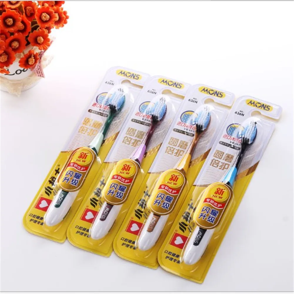 

Oral Toothbrushes Pro Remove Odor Smoke Blots Coffee Stains Neutral Soft Adult Tooth Brush Healthy Care Random Color For Travel