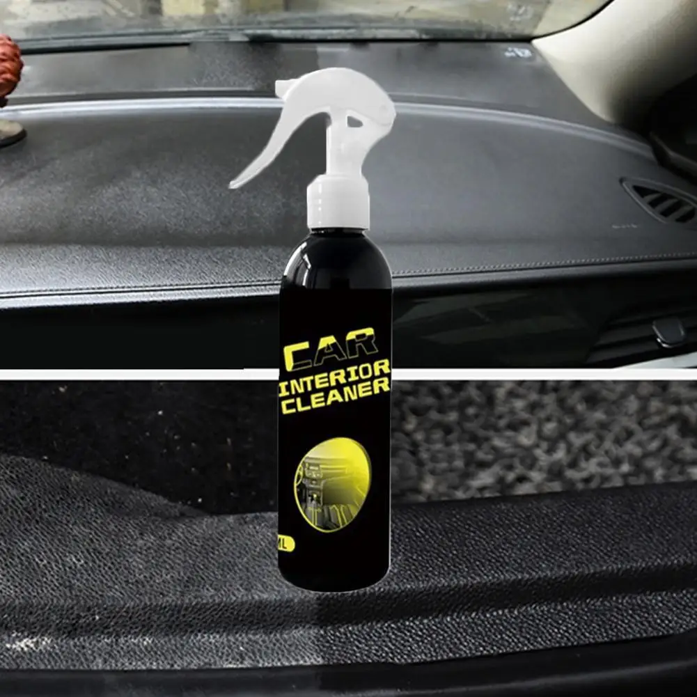 

Universal 100ml Car Interior Rinse-Free Cleaner Multi-function Clean Car Spray Cleaning Power Remover Interior Film Cleaner G5Q6