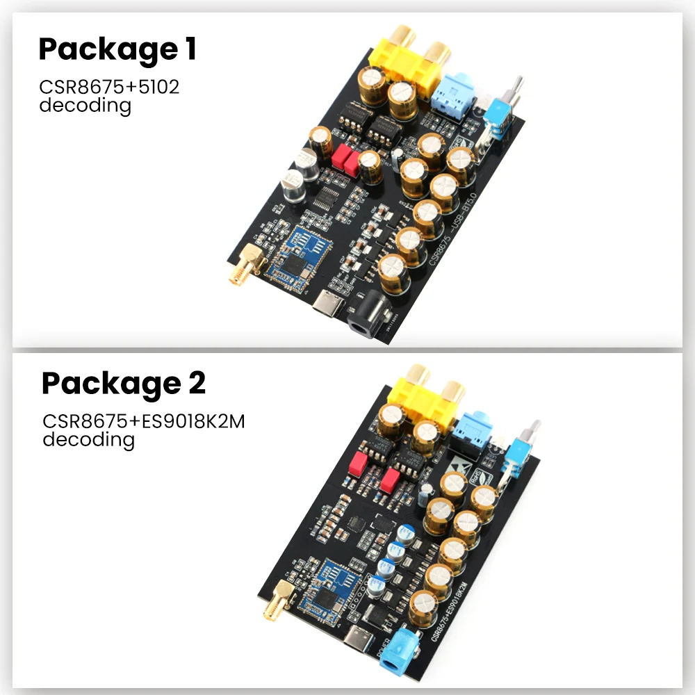 Беспроводной аудиоприемник AIYIMA CSR8675 APTX HD Bluetooth 5 0 ES9018K2M LDAC DAC декодирование 24BIT TWS 3