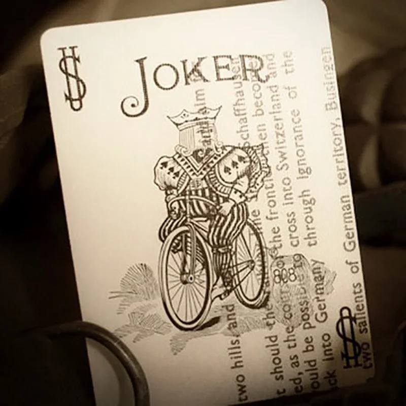 Bicycle Cards Escape Map Playing 1 pcs Regular Deck Rider Back Card Magic Trick Props |