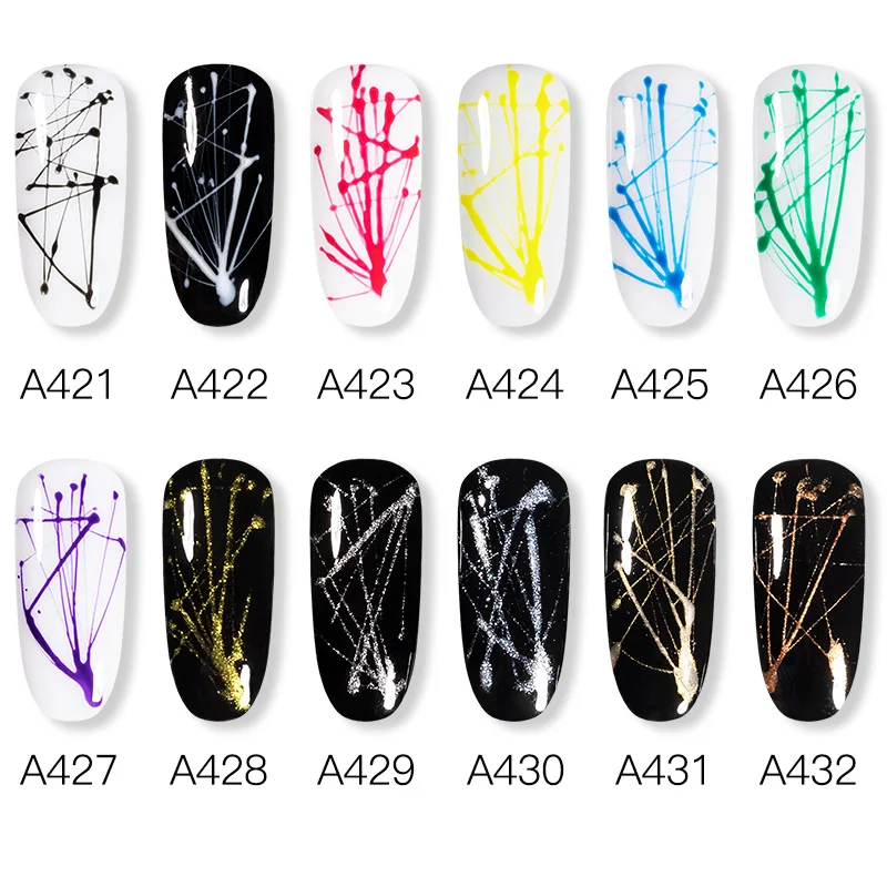 Гель-лак для ногтей ROSALIND гибридные лаки нейл-арта УФ-лак праймер рисования линий 5