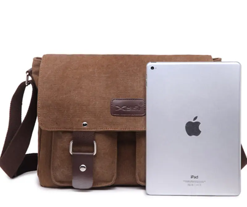 Сумка-мессенджер SCIONE Мужская холщовая винтажная Повседневная дорожная сумочка