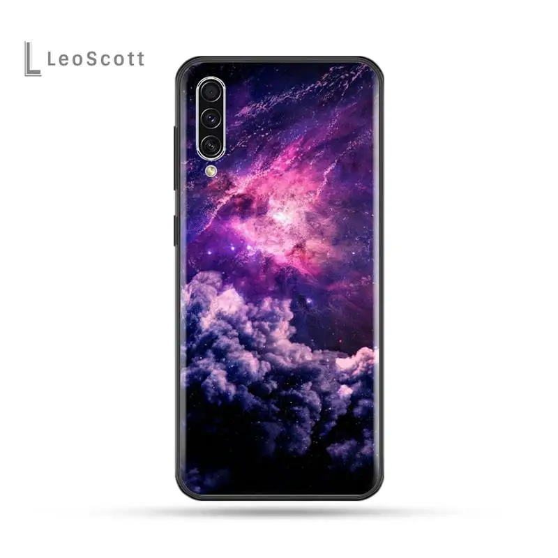 

Interstellar Purple Space Star Phone Case For Samsung Galaxy M10 20 30 A 40 50 70 71 6S A2 A6 A9 2018 J7 CORE PLUS STAR S10