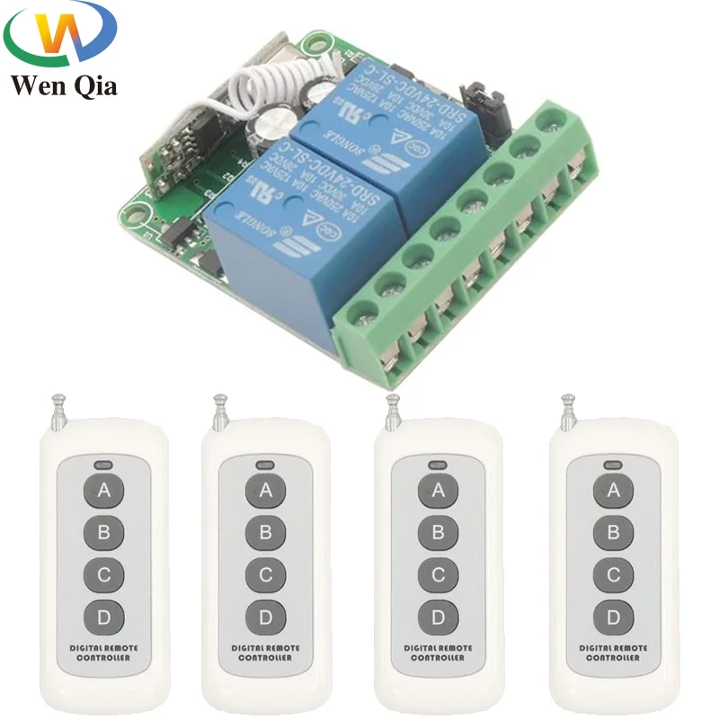 433 МГц универсальный большой дальности Беспроводной дистанционного Управление DC