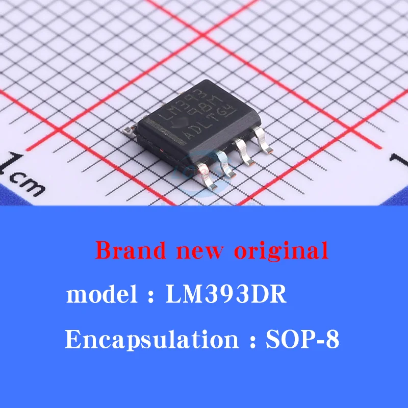

50 pcs / LM393DR SOP-8 Brand new original Voltage comparator Power driver chip